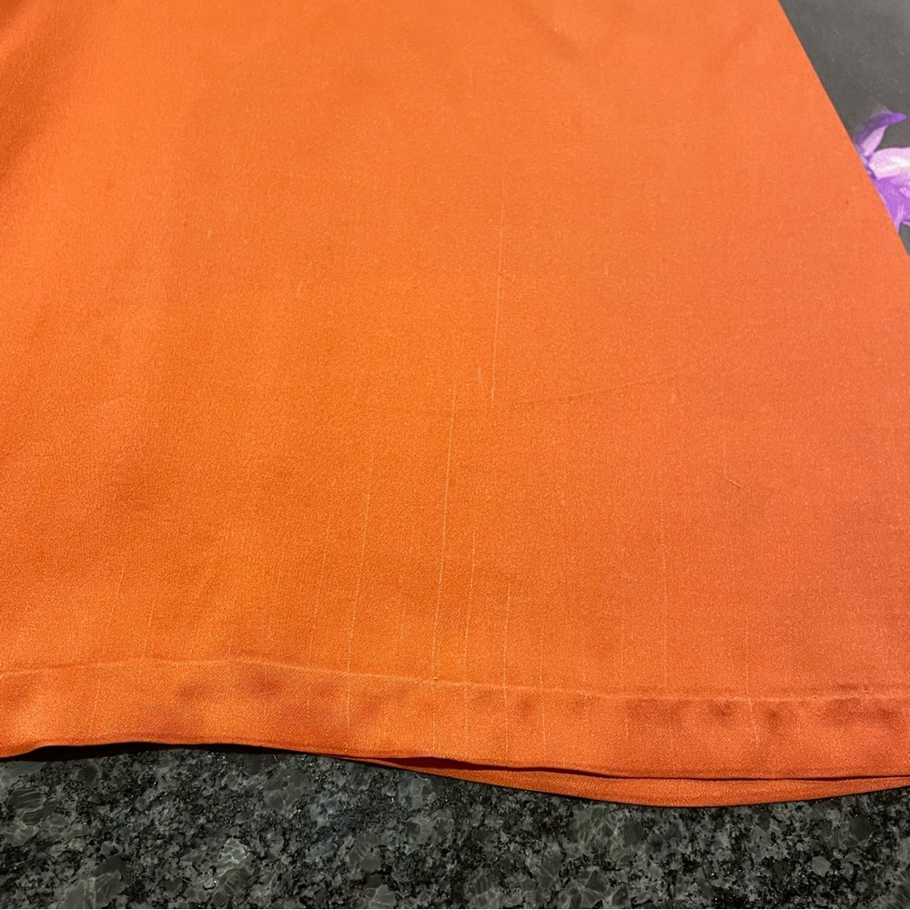 Vintage Dries Van Noten Coral Silk Top Size 40 - Picture 13 of 16